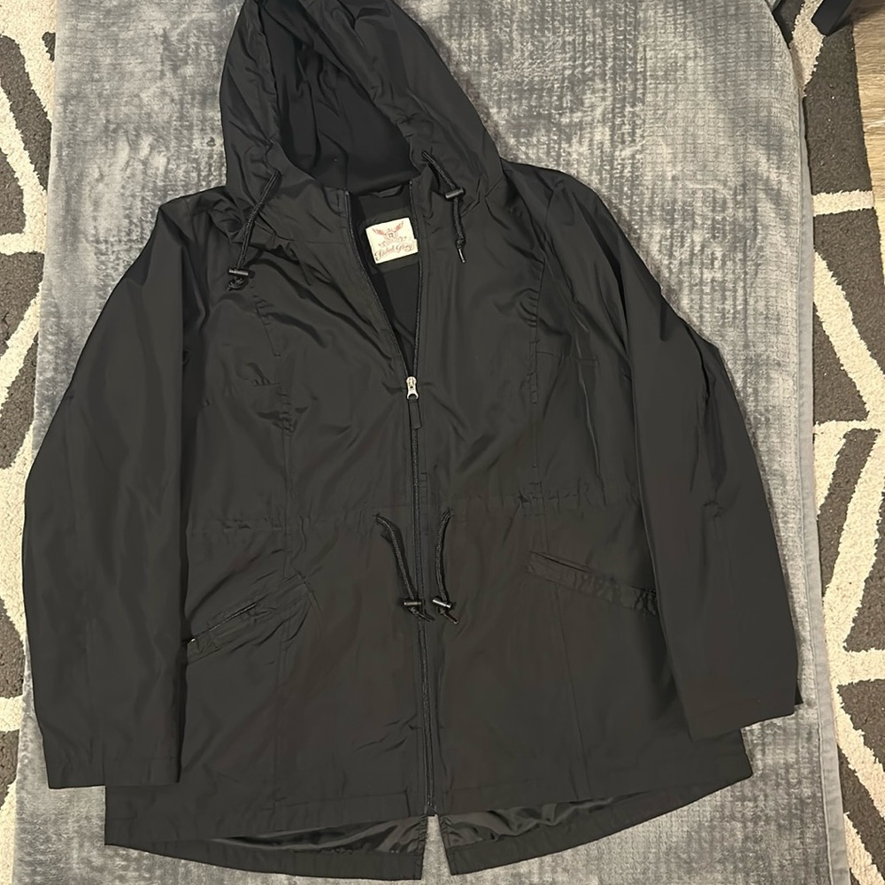 Black Rain Coat
